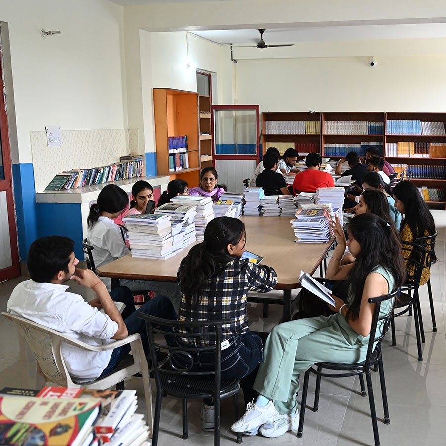 Library section at IP College of Education